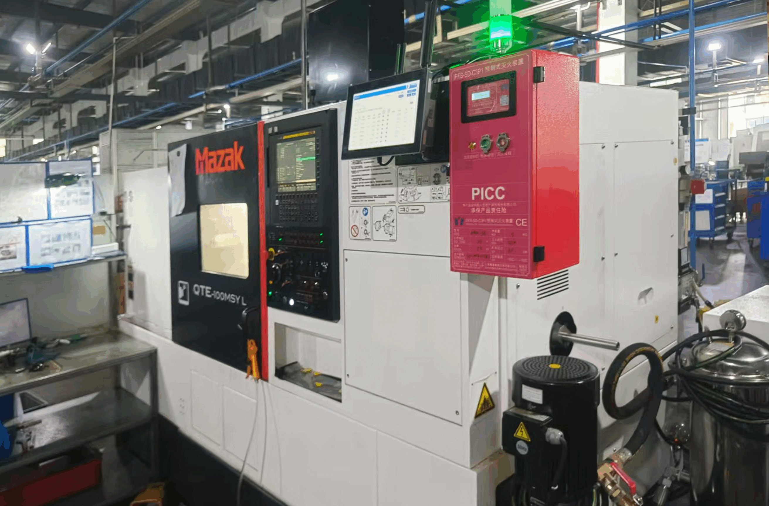 IFFS-SD-C3P1预制式灭火装置数控机床应用案例